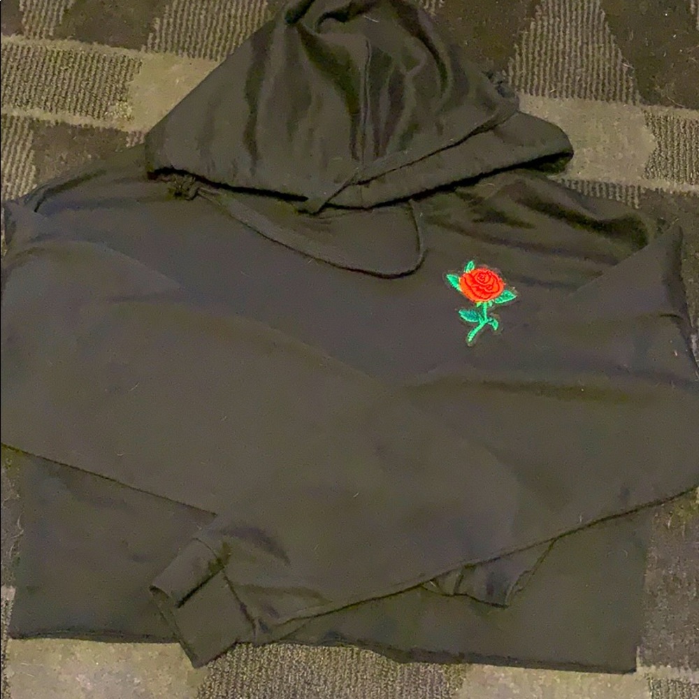 Cropped hoodie